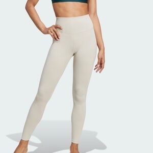 Women's Adidas All Me 7/8 Leggings~NWT~Linen Green~Small